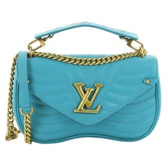 Louis Vuitton New Wave Chain Bag Quilted Leather MM