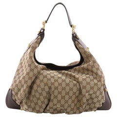Gucci Horsebit Hobo GG Canvas Large