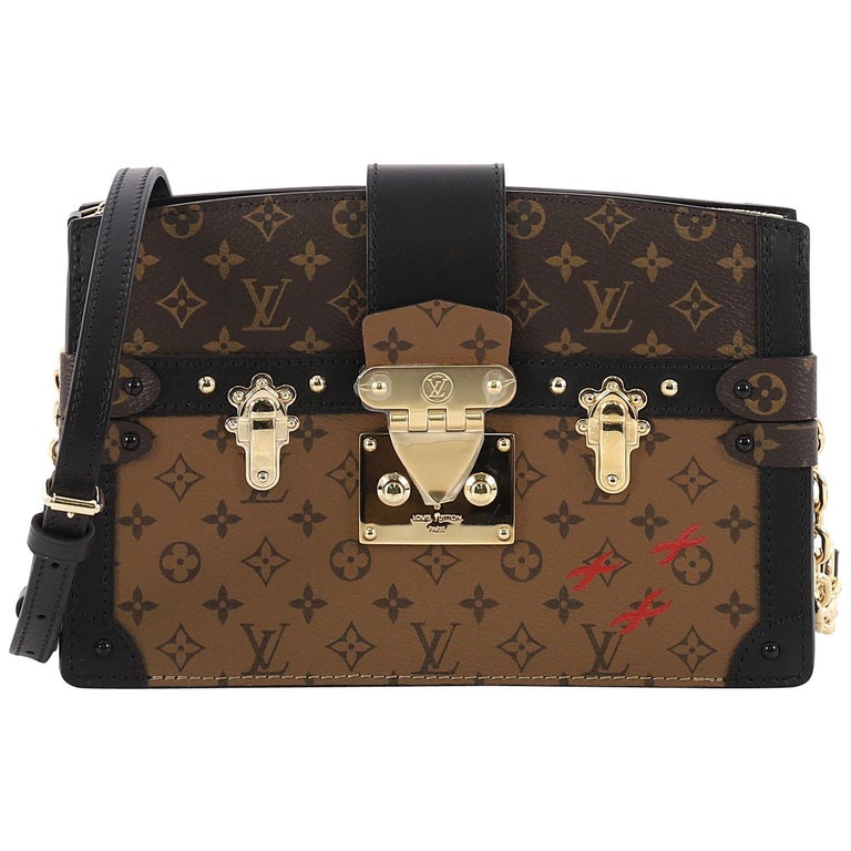 Louis Vuitton Reverse Monogram Pochette Trunk Vertical Shoulder Bag, Louis  Vuitton Handbags