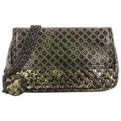 Bottega Veneta Expandable Chain Crossbody Bag Intrecciomirage Leather Small