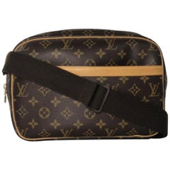 Louis Vuitton Monogram Reporter PM Messenger Crossbody Shoulder Handbag