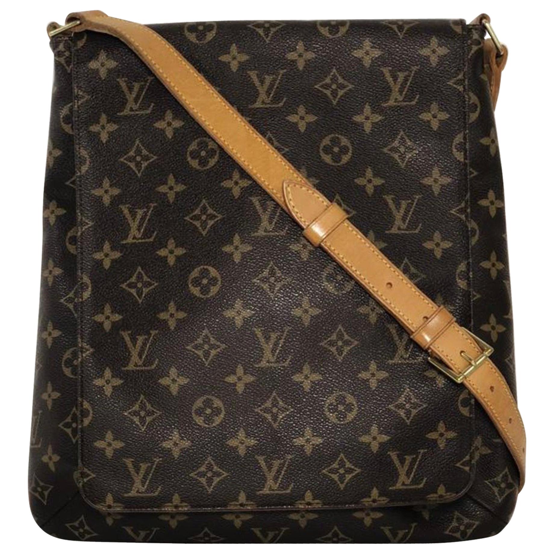  Louis Vuitton Monogram Musette Salsa GM Crossbody Shoulder Handbag