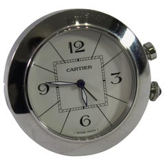 Cartier Pasha Stainless Steel  Travel Clock 