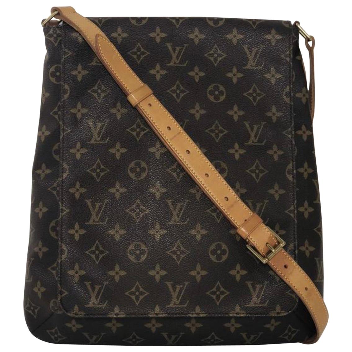 Louis Vuitton Monogram Musette Salsa GM Crossbody Shoulder Handbag For Sale