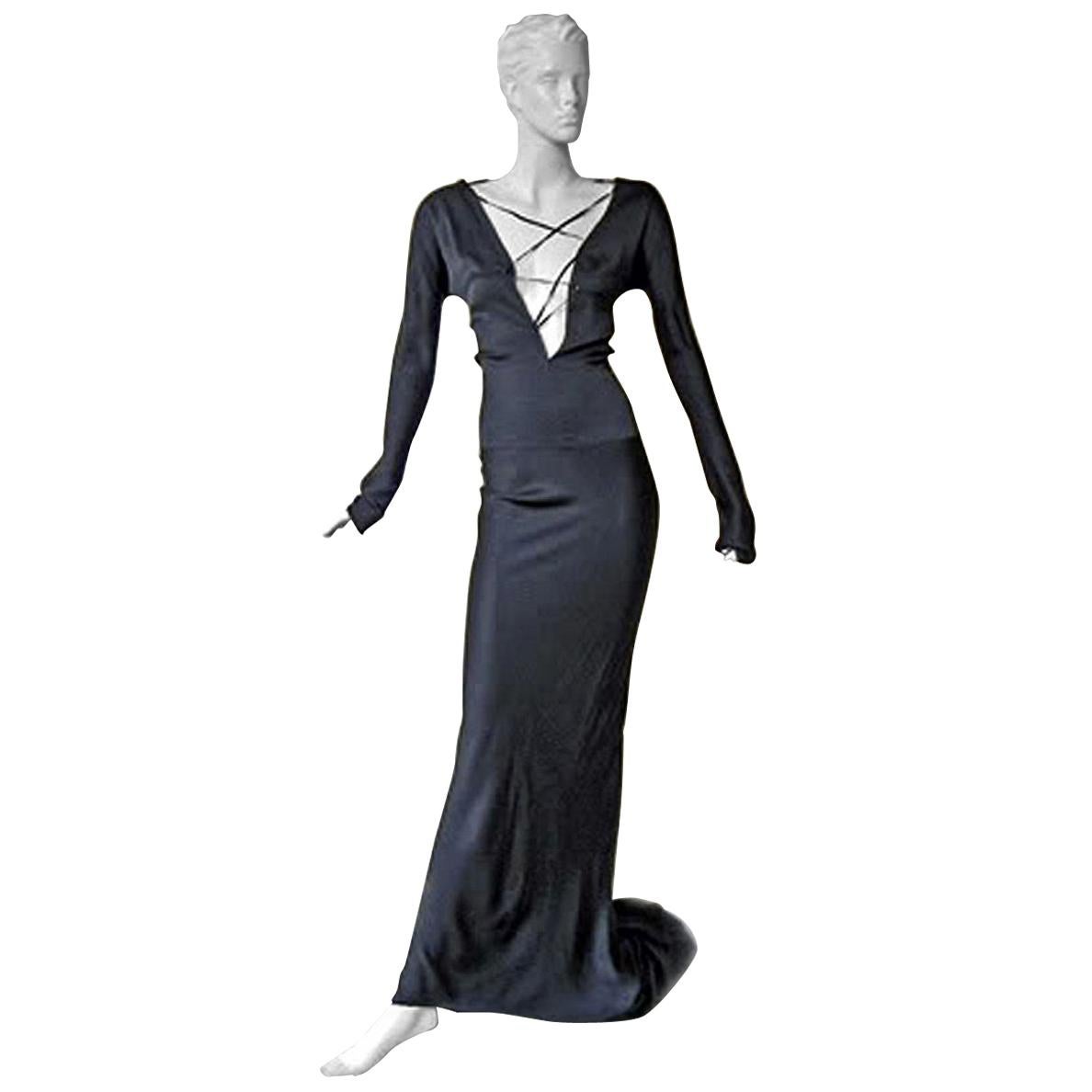 Gucci by Tom Ford 2002 Helen Hunt Dress Gown Worn on Red Carpet  New!