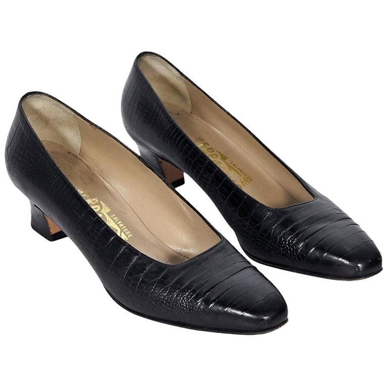 ferragamo kitten heels