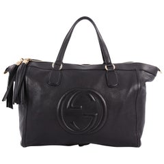 Gucci Soho Zip Tote Leather Large