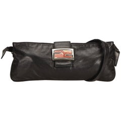 Fendi Black Leather Crossbody Bag