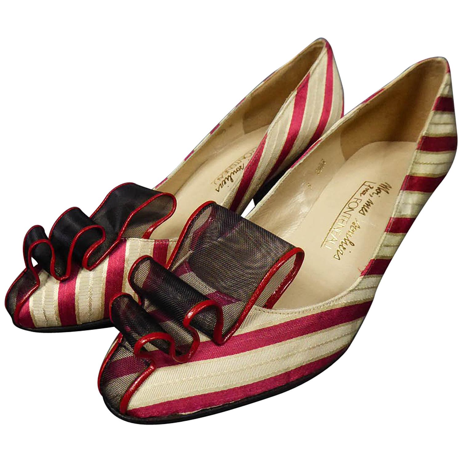 Numbered Fonteneau French Heels Shoes Titled Moi, Mes Souliers Circa 1960