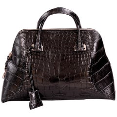 VBH Black Alligator Limited Edition Avenue Bag