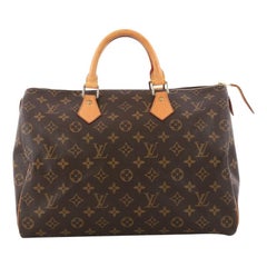 Louis Vuitton Speedy Handbag Monogram Canvas 35