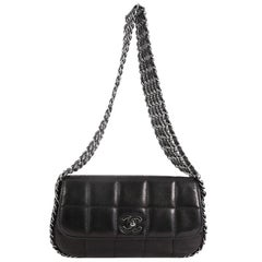 Chanel Multichain Chocolate Bar Flap Bag Quilted Leather Medium at 1stDibs