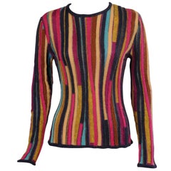 Jersey de rayas de colores Missoni Mohair y lana
