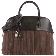 Hermes Bolide Handbag Vibrato and Box Calf 35