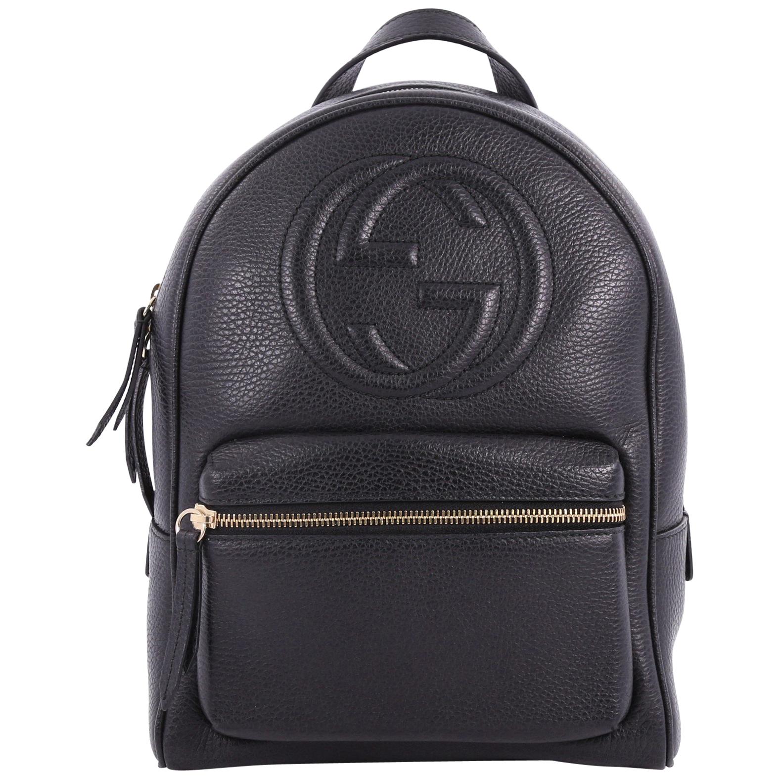 Gucci Soho Chain Backpack Leather,