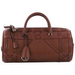 Christian Dior Connect Duffle Bag Giant Cannage Woven Leather