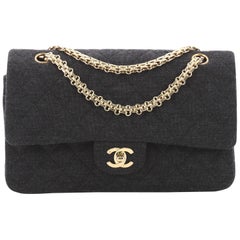 Chanel Vintage Reissue Chain Double Flap Bag Quilted Jersey Medium,