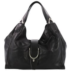 Gucci Soft Stirrup Tote Leather Large
