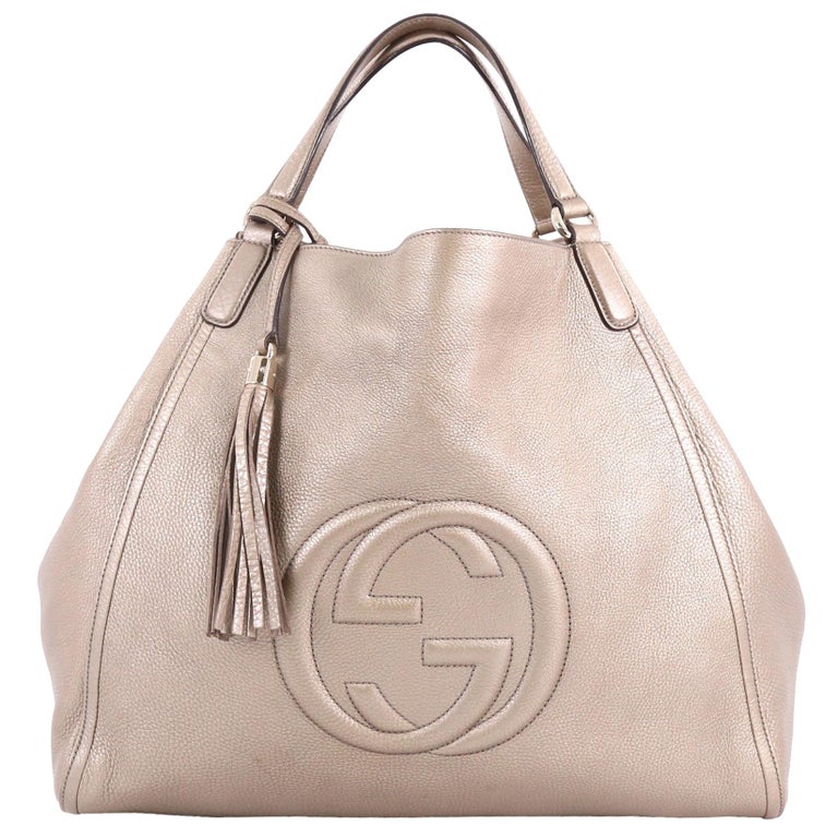 Gucci Soho Shoulder Bag Leather Large at 1stdibs