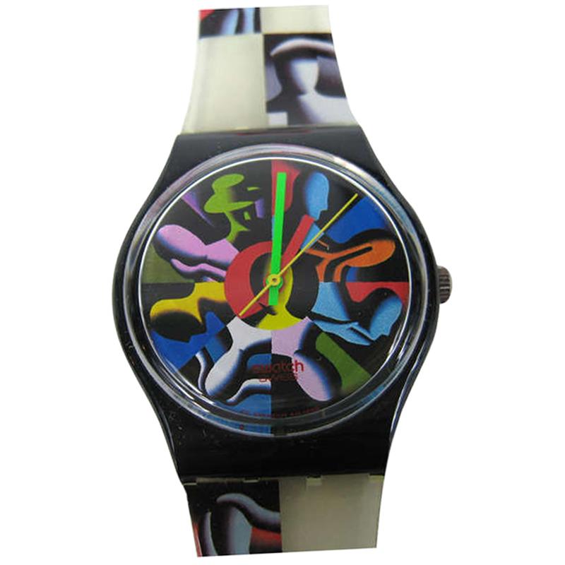 Kostabi Swatch Watch Twelve Apostles, Signed & Illustrated by Kostabi New  For Sale