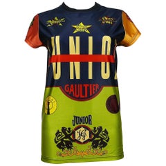 Jean Paul Gaultier Vintage Junior Iconic Color Block T-Shirt Größe S