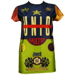 Jean Paul Gaultier Vintage Junior Iconic Color Block T-Shirt Size S