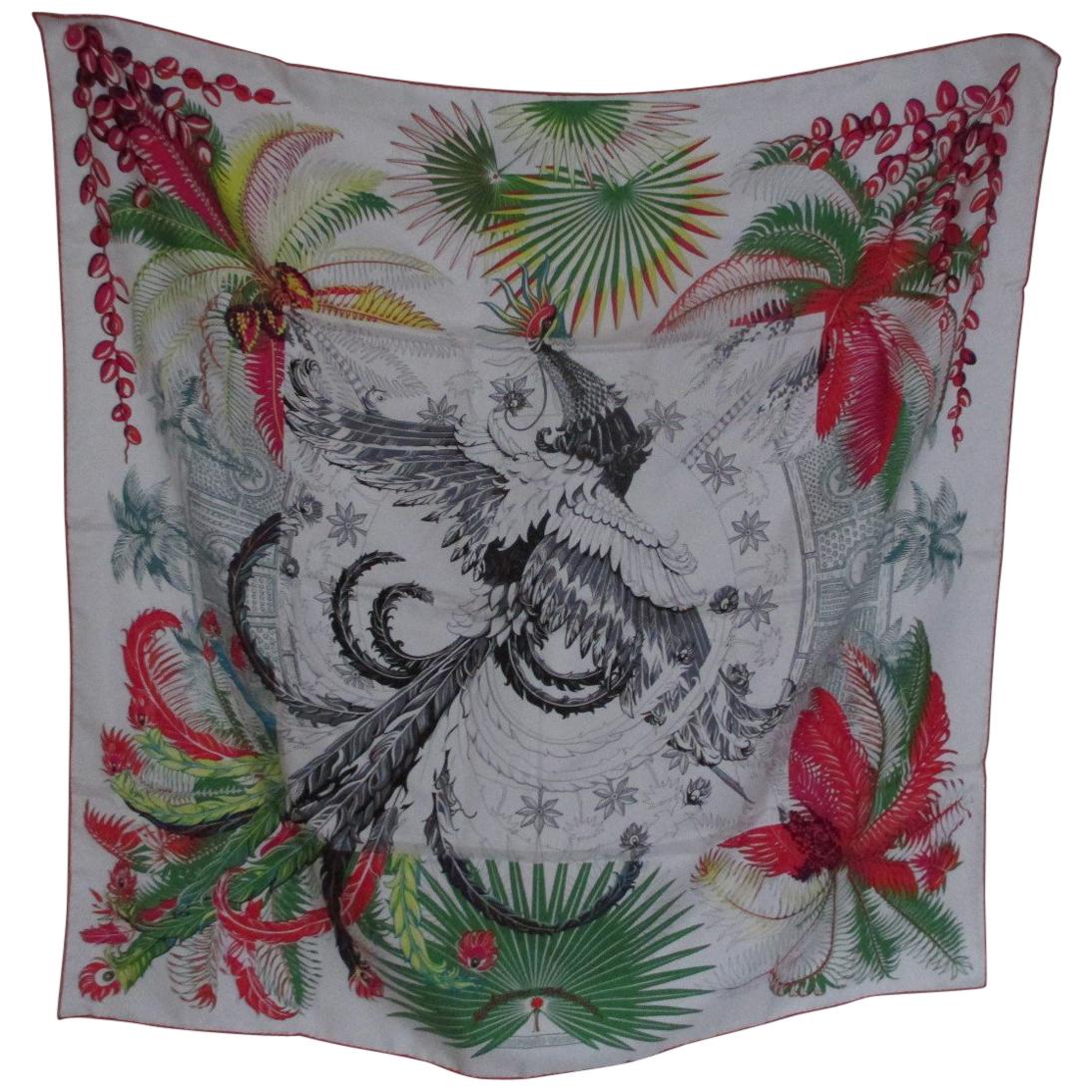 Hermes Mythiques Phoenix Silk Scarf 