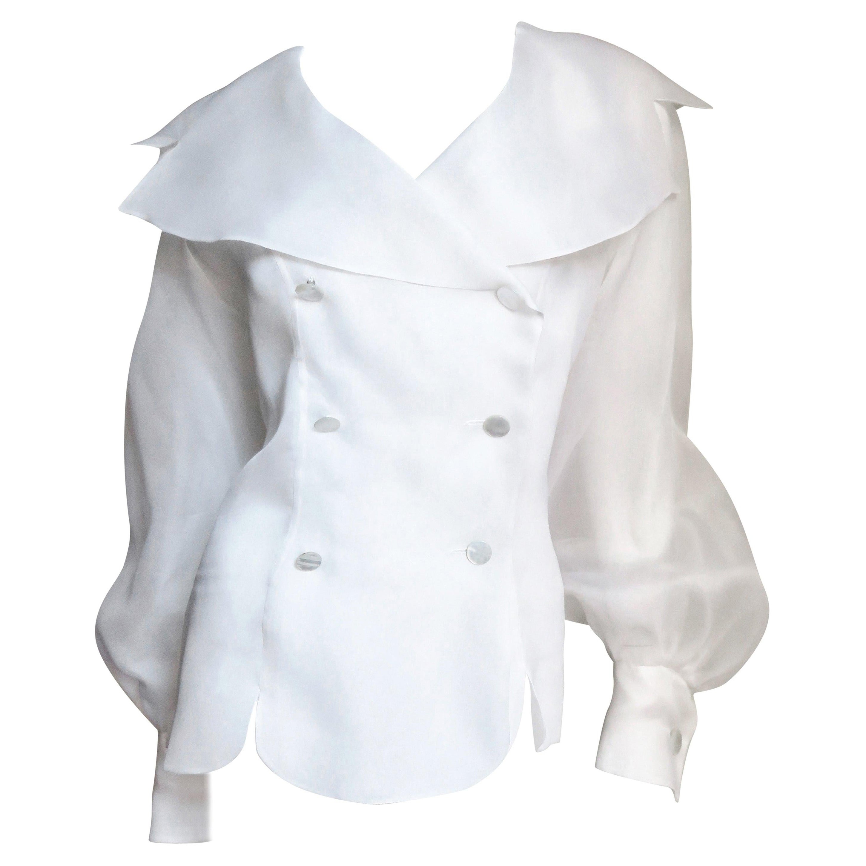 EMMANUELLE KHANH OVERSIZED NYLON SHIRT-