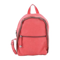 Stella McCartney Falabella Front Zip Backpack Shaggy Deer Mini