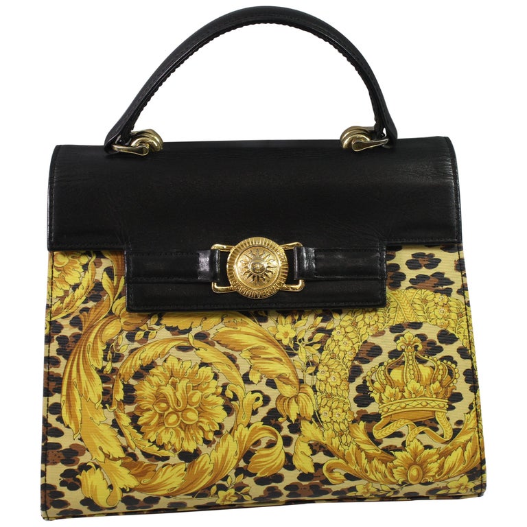 Vintage Gianni versace Kelly Style Baroque Bag at 1stDibs | versace ...