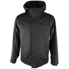 PRADA 44 Black Solid Nylon / Cotton Jacket