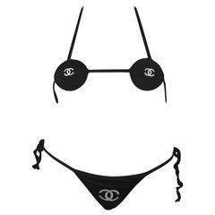 Retro Chanel Logo Bikini, S / S 1996, Size US 2