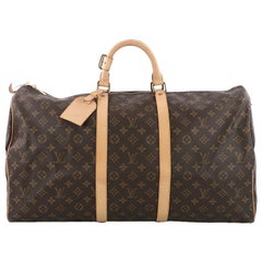 Louis Vuitton Hand-Painted 'Hei$t' Keepall Bandouliere 55 at 1stDibs