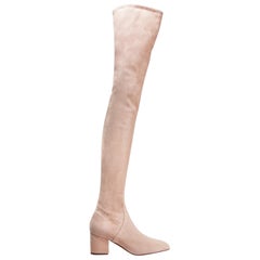 Valentino Stretch-Suede Thigh High Boots