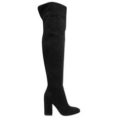 Gianvito Rossi Rolling 85 Suede Over-The-Knee Boots