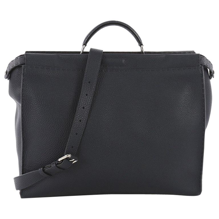Fendi Selleria Peekaboo Monster Handbag Leather XL