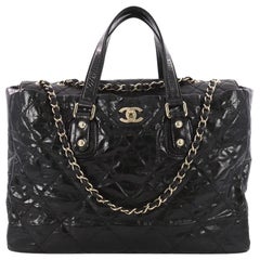 Chanel Portobello Tote Quilted Glazed Calfskin Large