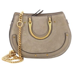 Chloe Pixie Bag Suede with Leather Mini