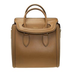 Alexander McQueen Brown Leather Medium Heroine Tote