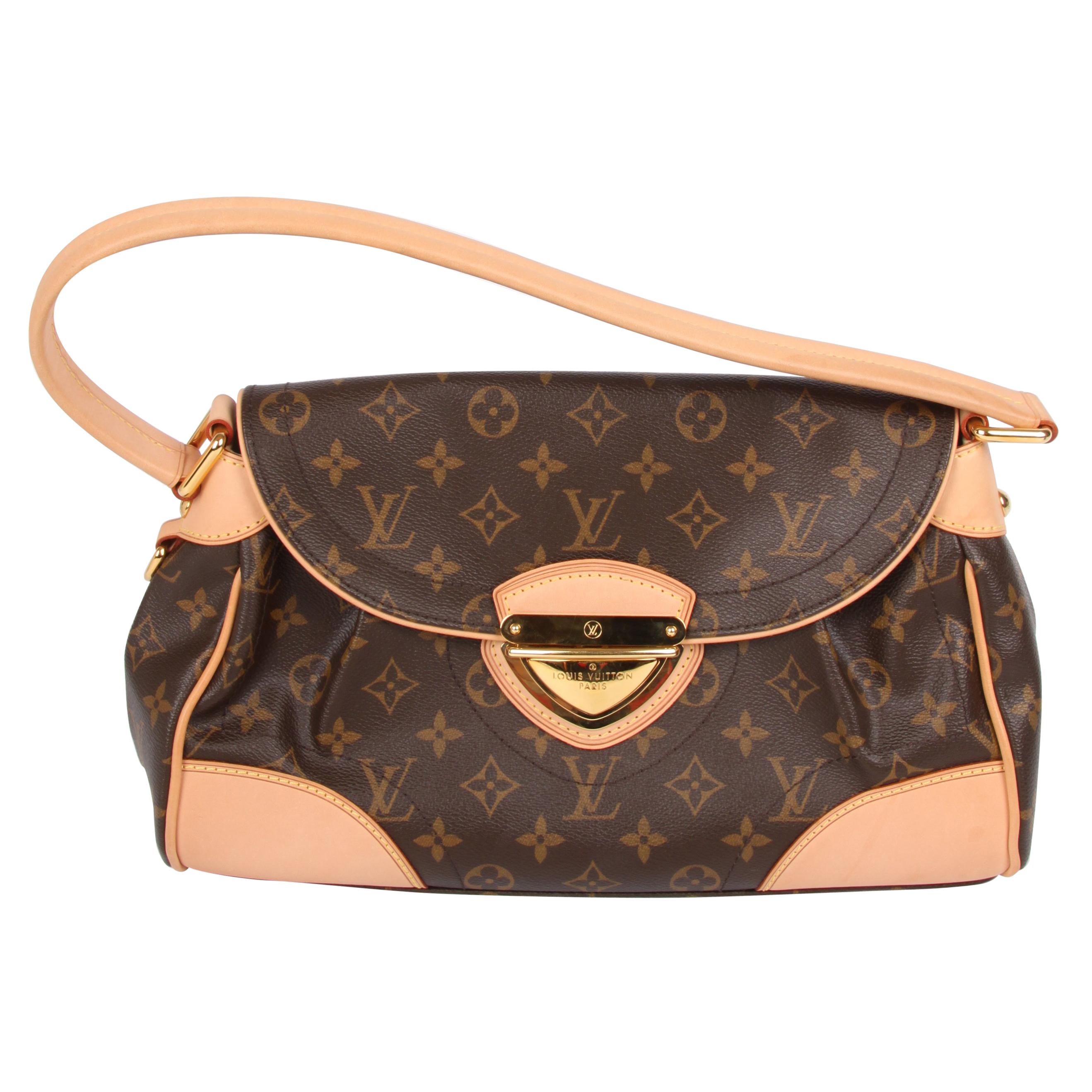 Louis Vuitton Beverly MM Monogram Bag - brown