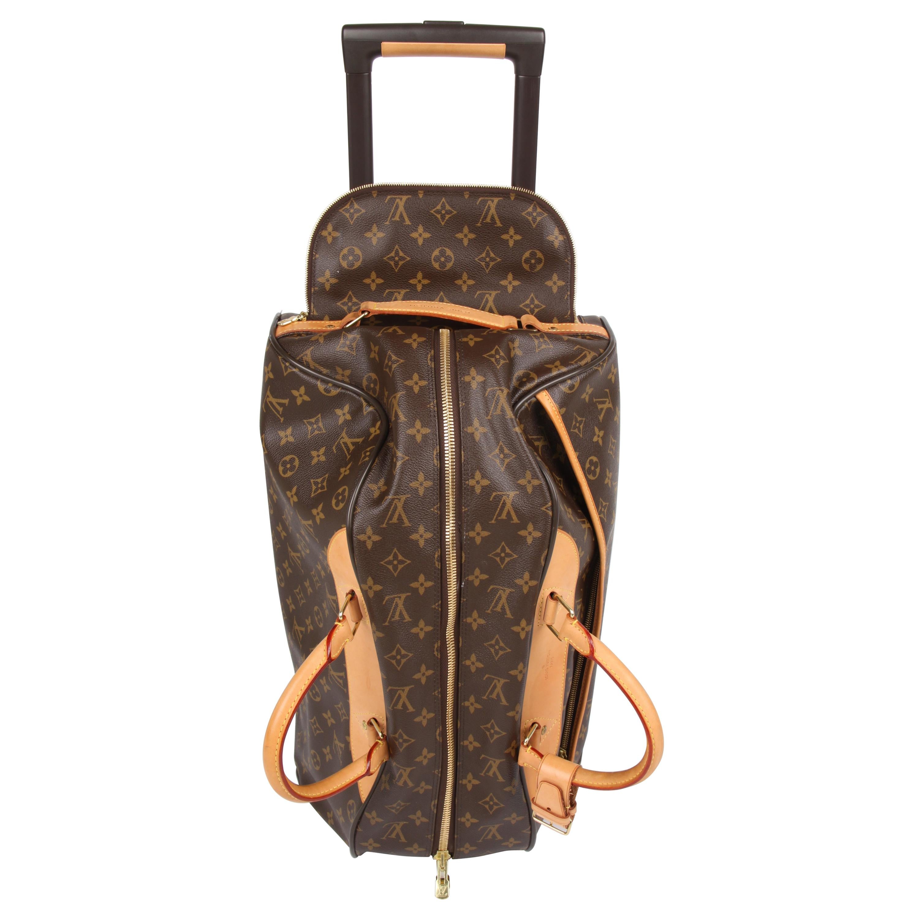 Louis Vuitton Monogram Eole Rolling Luggage Convertible Duffle 79lk524s at  1stDibs