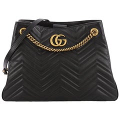 Gucci GG Marmont Chain Shoulder Bag Matelasse Leather