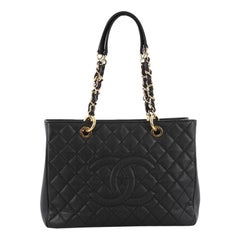 Chanel Grand Shopping Tote Quilted Caviar