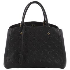 Louis Vuitton Montaigne Handbag Monogram Empreinte Leather M