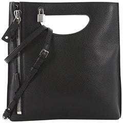 Tom Ford Alix Fold Over Crossbody Bag Leather