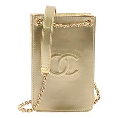 Chanel CC Phone Holder Crossbody Bag Patent