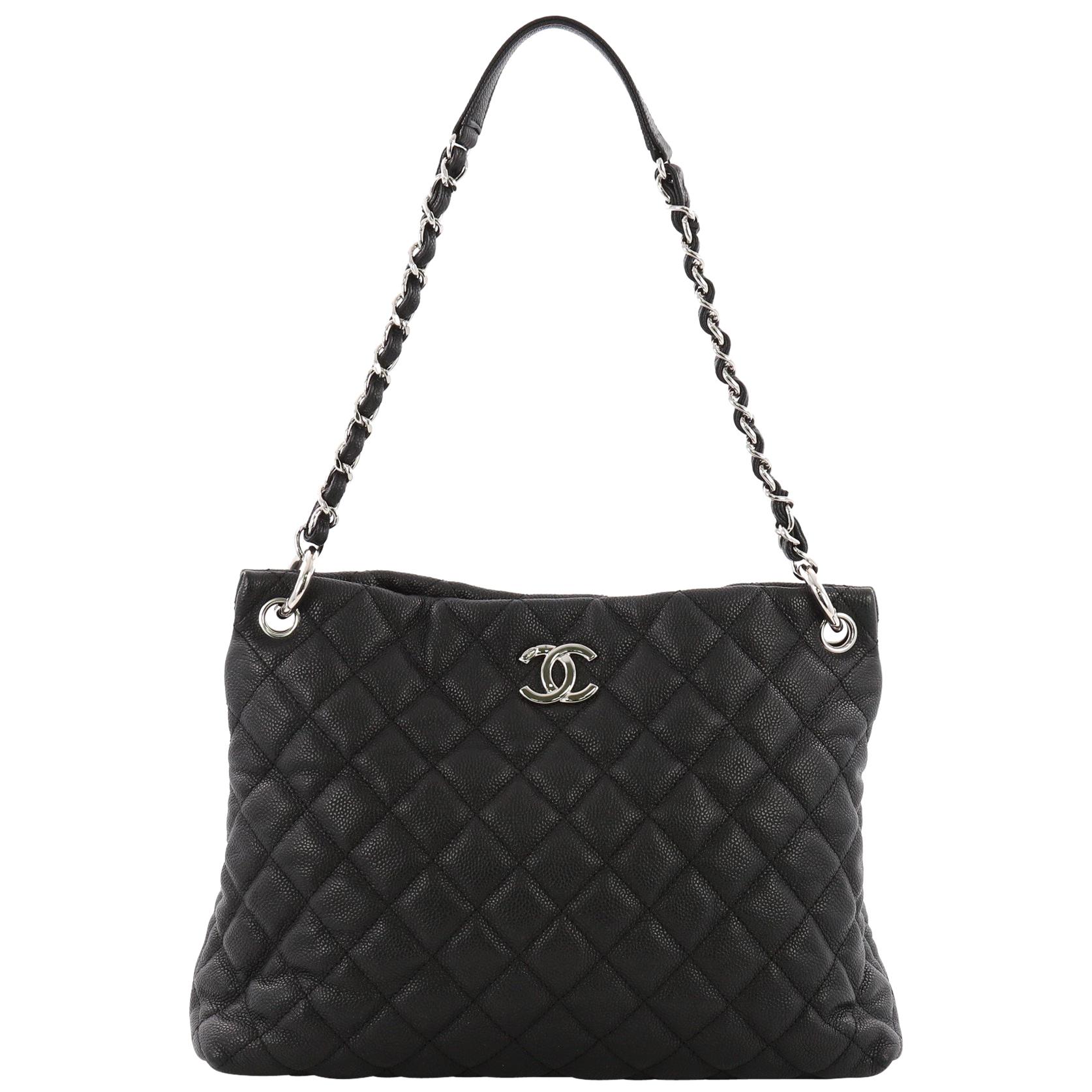Chanel Easy Tote Quilted Caviar Large