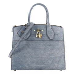 Louis Vuitton City Steamer Handbag Epi Leather MM