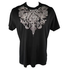 GIVENCHY Size S Black Graphic Cotton Oversized T-shirt