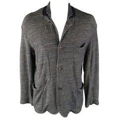 45rpm L Indigo Knit Cotton Sport Coat